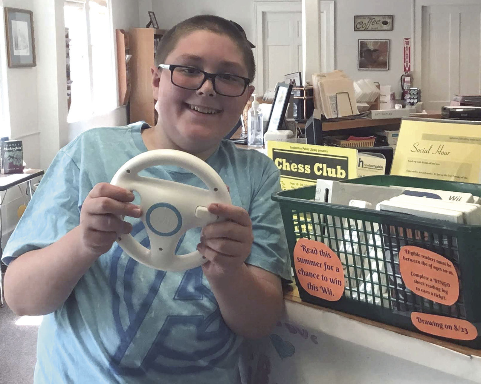 Sanbornton youth wins Wii